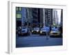 Main Hailing Taxi in Downtown Manhattan, New York, New York State, USA-Yadid Levy-Framed Photographic Print