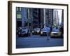 Main Hailing Taxi in Downtown Manhattan, New York, New York State, USA-Yadid Levy-Framed Photographic Print