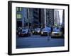 Main Hailing Taxi in Downtown Manhattan, New York, New York State, USA-Yadid Levy-Framed Photographic Print