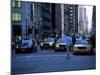 Main Hailing Taxi in Downtown Manhattan, New York, New York State, USA-Yadid Levy-Mounted Photographic Print