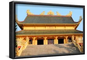 Main Hall, Dai Tong Lam Tu Buddhist Temple, Ba Ria-Godong-Framed Photographic Print