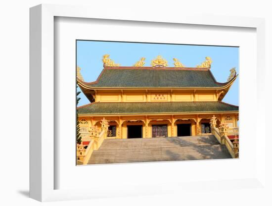 Main Hall, Dai Tong Lam Tu Buddhist Temple, Ba Ria-Godong-Framed Photographic Print