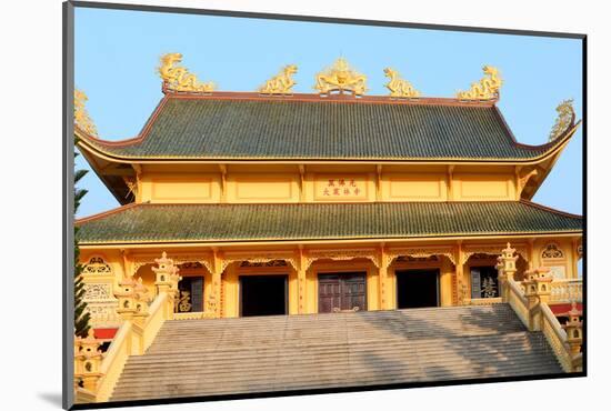 Main Hall, Dai Tong Lam Tu Buddhist Temple, Ba Ria-Godong-Mounted Photographic Print