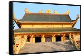 Main Hall, Dai Tong Lam Tu Buddhist Temple, Ba Ria-Godong-Framed Stretched Canvas