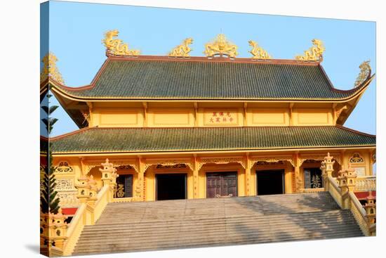 Main Hall, Dai Tong Lam Tu Buddhist Temple, Ba Ria-Godong-Stretched Canvas