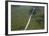 Main Highway of Guyana Cutting Through the Rainforest, Guyana, South America-Mick Baines & Maren Reichelt-Framed Photographic Print