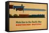 Main Line to the Pacific War. Southern Pacific Railroad, 1945-George Lerner & Lyman Power-Framed Stretched Canvas