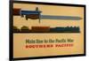 Main Line to the Pacific War. Southern Pacific Railroad, 1945-George Lerner & Lyman Power-Framed Giclee Print