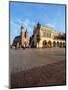 Main Market Square, St. Mary Basilica and Cloth Hall, Cracow, Lesser Poland Voivodeship, Poland, Eu-Karol Kozlowski-Mounted Photographic Print