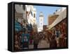 Main market street in Essaouira, Morocco-null-Framed Stretched Canvas