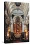 Main Nave and Altar of St Peter's Abbey Church (Stift Sankt Peter) in Rococo Style-null-Stretched Canvas