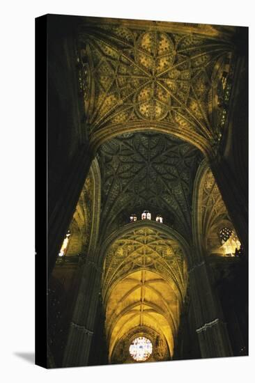 Main Nave, Cathedral of Seville-null-Stretched Canvas