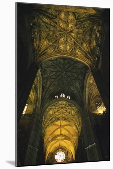 Main Nave, Cathedral of Seville-null-Mounted Giclee Print