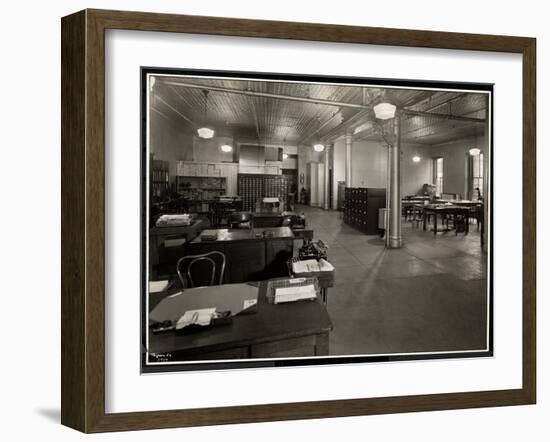 Main Office of the Carolyn Laundry at 111 East 129th Street, East Harlem, New York, 1929-Byron Company-Framed Giclee Print