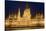 Main Part of Hungarian Parliament on Warm Summer Night, Budapest, Hungary, Europe-Julian Pottage-Stretched Canvas