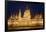 Main Part of Hungarian Parliament on Warm Summer Night, Budapest, Hungary, Europe-Julian Pottage-Framed Photographic Print