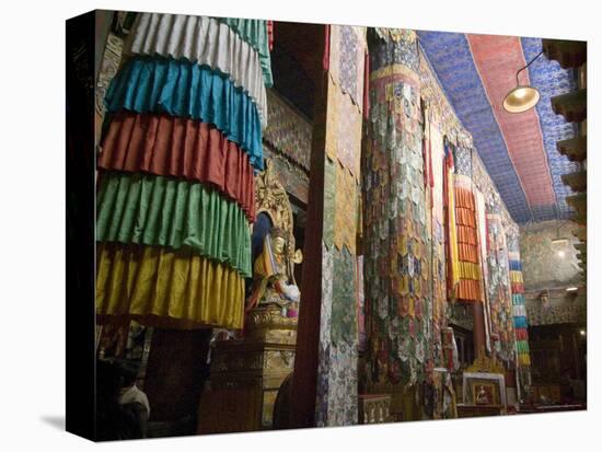 Main Prayer Hall, Samye Monastery, Tibet, China-Ethel Davies-Stretched Canvas