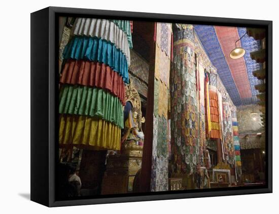 Main Prayer Hall, Samye Monastery, Tibet, China-Ethel Davies-Framed Stretched Canvas