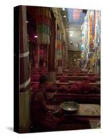 Main Prayer Hall, Samye Monastery, Tibet, China-Ethel Davies-Stretched Canvas