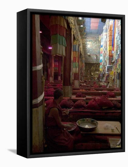 Main Prayer Hall, Samye Monastery, Tibet, China-Ethel Davies-Framed Stretched Canvas