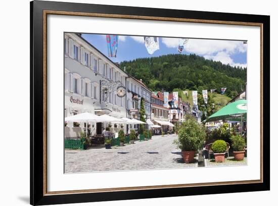 Main Road, Wolfach, Kinzigtal Valley, Black Forest, Baden Wurttemberg, Germany, Europe-Markus-Framed Photographic Print