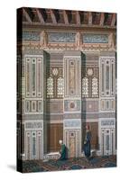 Main Room, Mosque of Ahmed El-Bordeyny, 19th Century-Emile Prisse d'Avennes-Stretched Canvas