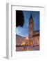 Main Square and Cathedral Lit Up at Dusk-John Miller-Framed Photographic Print