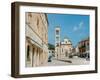 Main Square and Cathedral of St. Stephen, Hvar, Dalmatian Coast, Croatia-Alison Jones-Framed Photographic Print