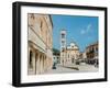 Main Square and Cathedral of St. Stephen, Hvar, Dalmatian Coast, Croatia-Alison Jones-Framed Photographic Print