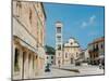 Main Square and Cathedral of St. Stephen, Hvar, Dalmatian Coast, Croatia-Alison Jones-Mounted Photographic Print