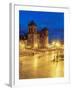 Main Square at twilight, Old Town, UNESCO World Heritage Site, Cusco, Peru, South America-Karol Kozlowski-Framed Photographic Print