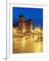 Main Square at twilight, Old Town, UNESCO World Heritage Site, Cusco, Peru, South America-Karol Kozlowski-Framed Photographic Print