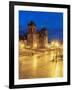 Main Square at twilight, Old Town, UNESCO World Heritage Site, Cusco, Peru, South America-Karol Kozlowski-Framed Photographic Print