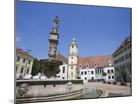 Main Square (Hlavne Namestie), Old Town, Bratislava, Slovakia, Europe-Jean Brooks-Mounted Photographic Print