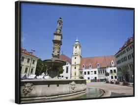 Main Square (Hlavne Namestie), Old Town, Bratislava, Slovakia, Europe-Jean Brooks-Framed Photographic Print