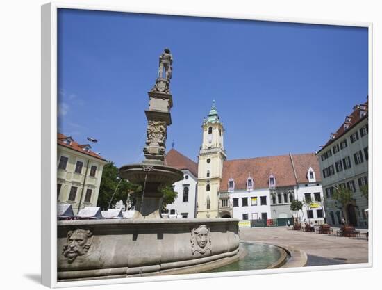 Main Square (Hlavne Namestie), Old Town, Bratislava, Slovakia, Europe-Jean Brooks-Framed Photographic Print