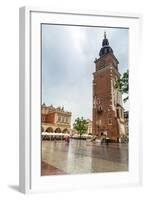 Main Square of the Old Town in Cracow, Poland-Patryk Kosmider-Framed Photographic Print