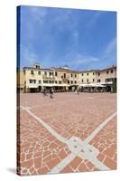 Main square of the old town, Porto Azzurro, Elba Island, Livorno Province, Tuscany, Italy, Europe-Roberto Moiola-Stretched Canvas