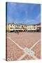 Main square of the old town, Porto Azzurro, Elba Island, Livorno Province, Tuscany, Italy, Europe-Roberto Moiola-Stretched Canvas