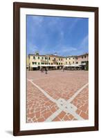 Main square of the old town, Porto Azzurro, Elba Island, Livorno Province, Tuscany, Italy, Europe-Roberto Moiola-Framed Photographic Print