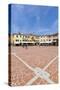 Main square of the old town, Porto Azzurro, Elba Island, Livorno Province, Tuscany, Italy, Europe-Roberto Moiola-Stretched Canvas