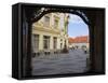 Main Square, Sibiu, Romania-Keren Su-Framed Stretched Canvas