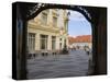 Main Square, Sibiu, Romania-Keren Su-Stretched Canvas