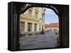 Main Square, Sibiu, Romania-Keren Su-Framed Stretched Canvas