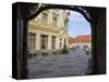 Main Square, Sibiu, Romania-Keren Su-Stretched Canvas