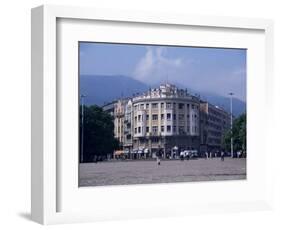 Main Square, Skopje, Macedonia-David Lomax-Framed Photographic Print