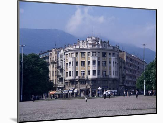 Main Square, Skopje, Macedonia-David Lomax-Mounted Photographic Print