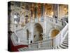 Main Staircase at the Winter Palace. St. Petersburg, Russia, Europe-Yadid Levy-Stretched Canvas