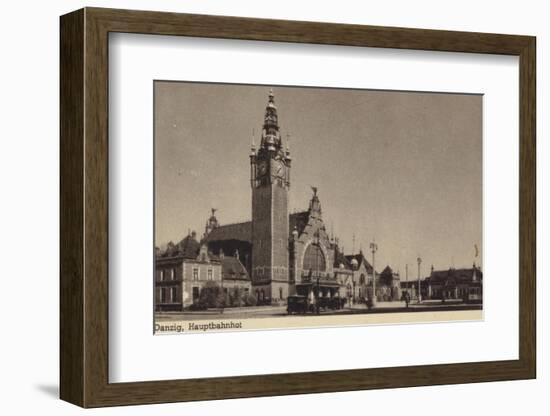 Main Station, Danzig-null-Framed Photographic Print