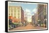 Main Street, Akron, Ohio-null-Framed Stretched Canvas